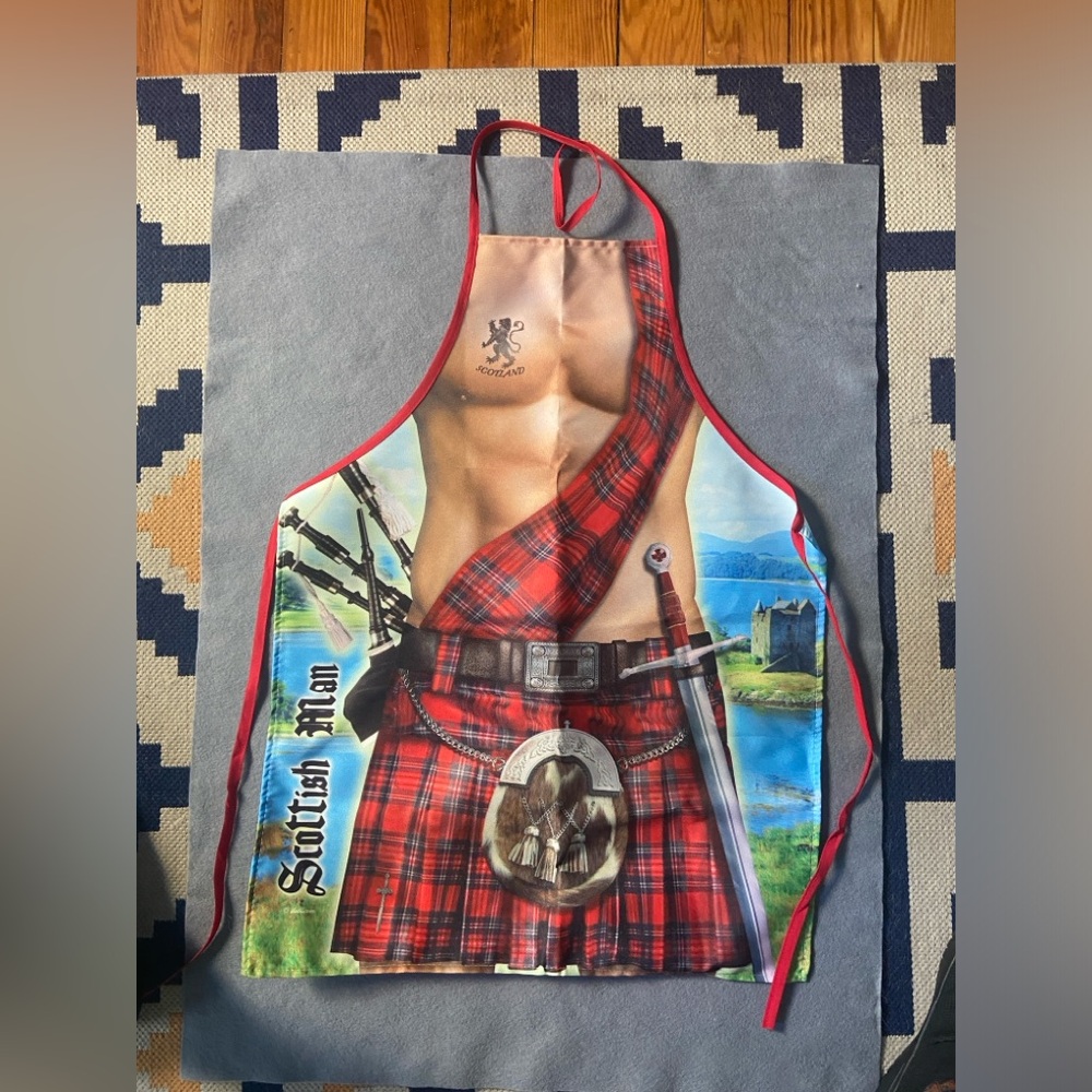 Scottish man apron